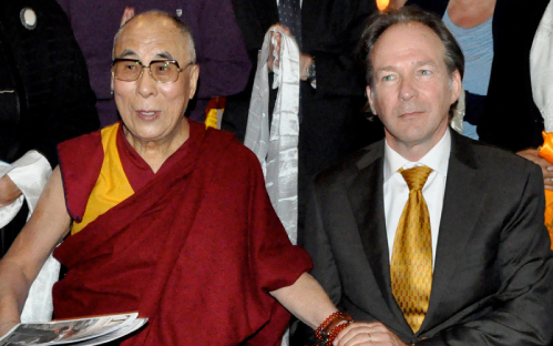Z.H. Dalai Lama XIV met André Kalden